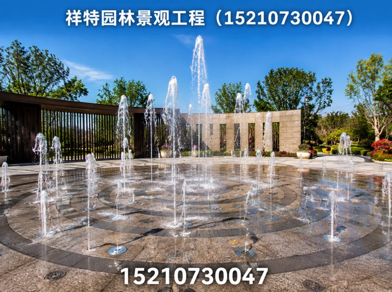 蠡县音乐喷泉展示图